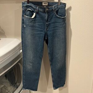 Agolde Women's Blue Ankle Jeans